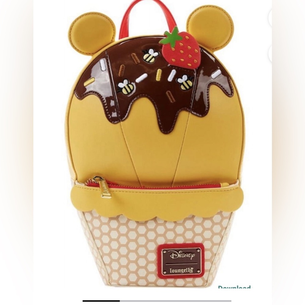 Loungefly Winnie the Pooh Ice cream backpack